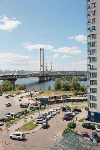 Апартаменты Dnipro view Slavutich apartment Киев Апартаменты с 2 спальнями-45
