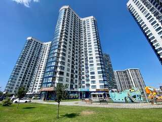 Апартаменты Dnipro view Slavutich apartment Киев Апартаменты с 2 спальнями-64