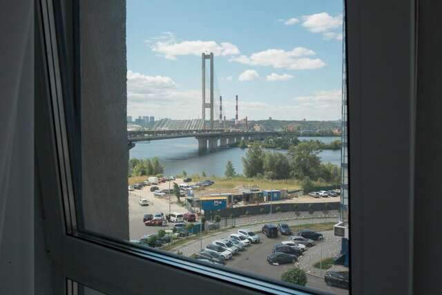 Апартаменты Dnipro view Slavutich apartment Киев-29