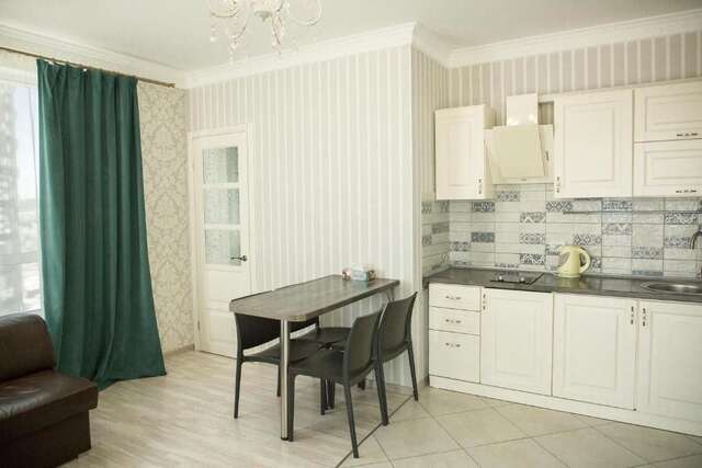 Апартаменты Dnipro view Slavutich apartment Киев-43