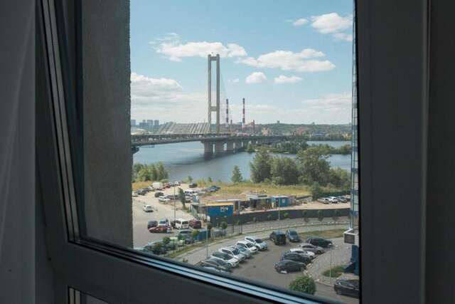 Апартаменты Dnipro view Slavutich apartment Киев-46