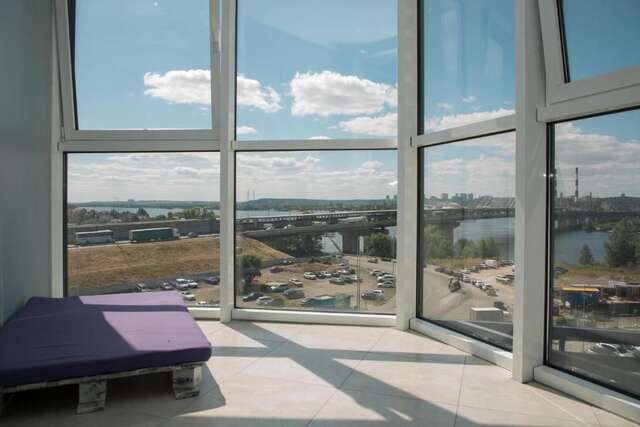 Апартаменты Dnipro view Slavutich apartment Киев-55